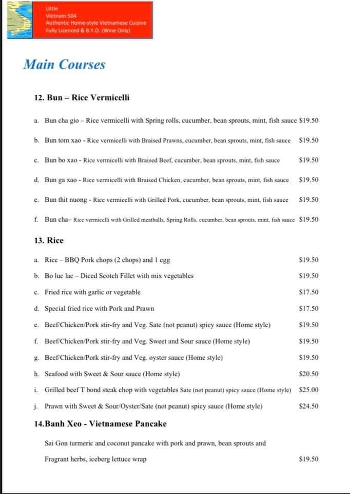 Menu Little Vietnam 504-3