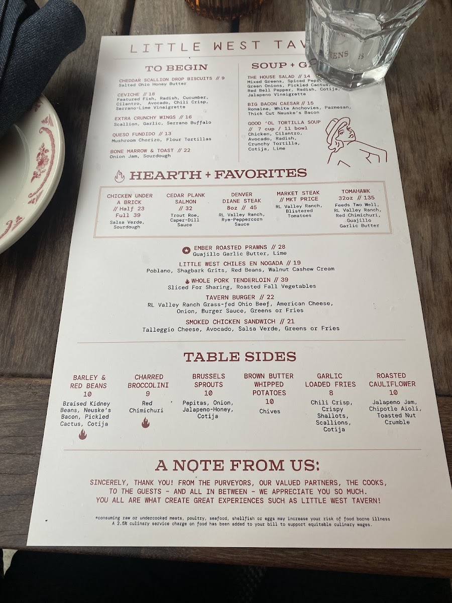 Menu Little West Tavern-2