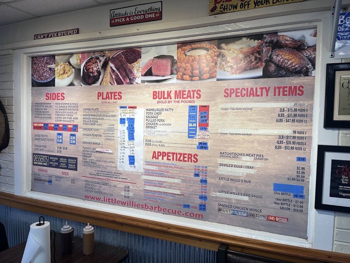 Menu Little Willie's Bbq Pearl-4
