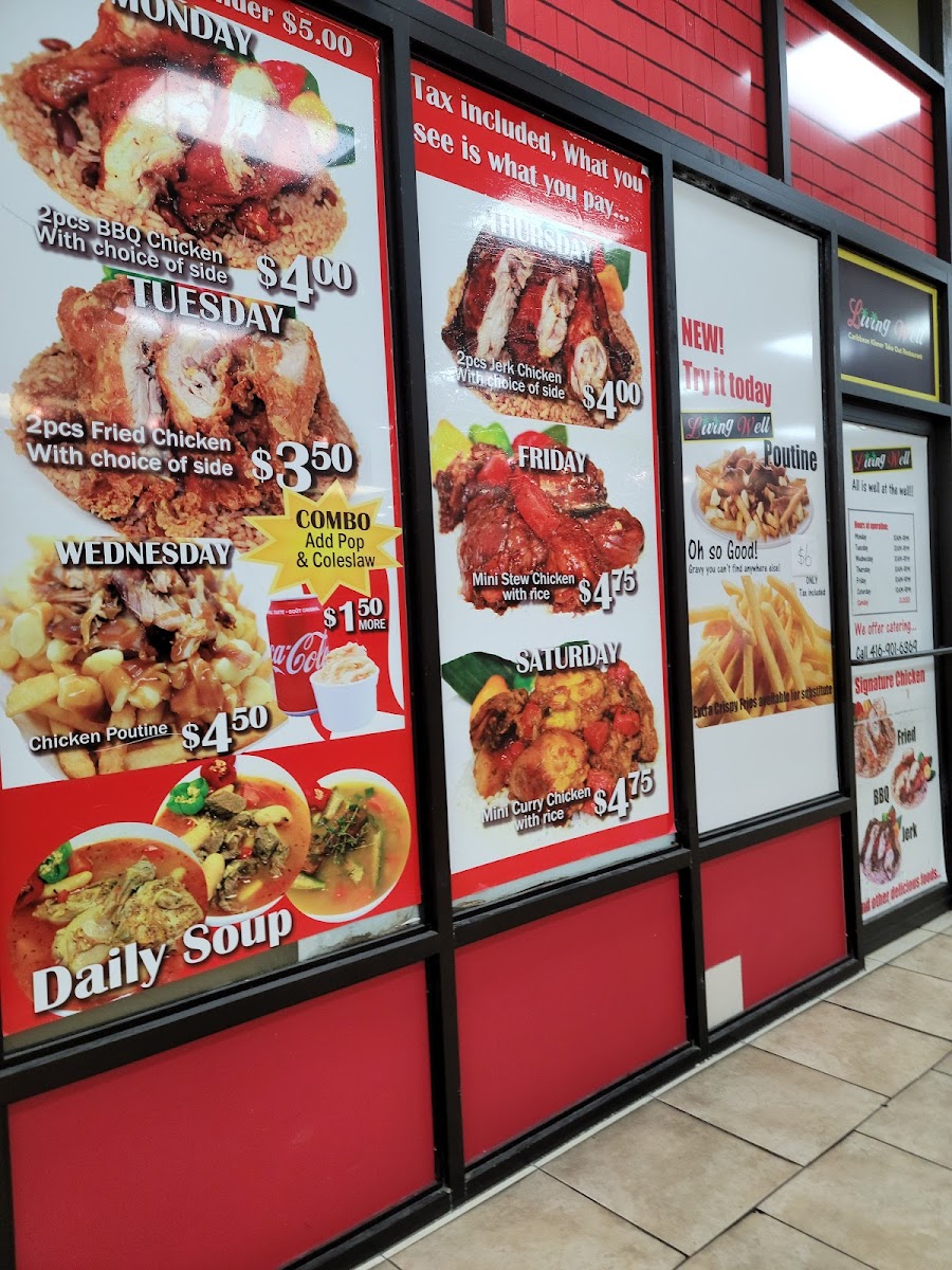 Menu Livingwell Jerk N Fried Caribbean (Islington)-2
