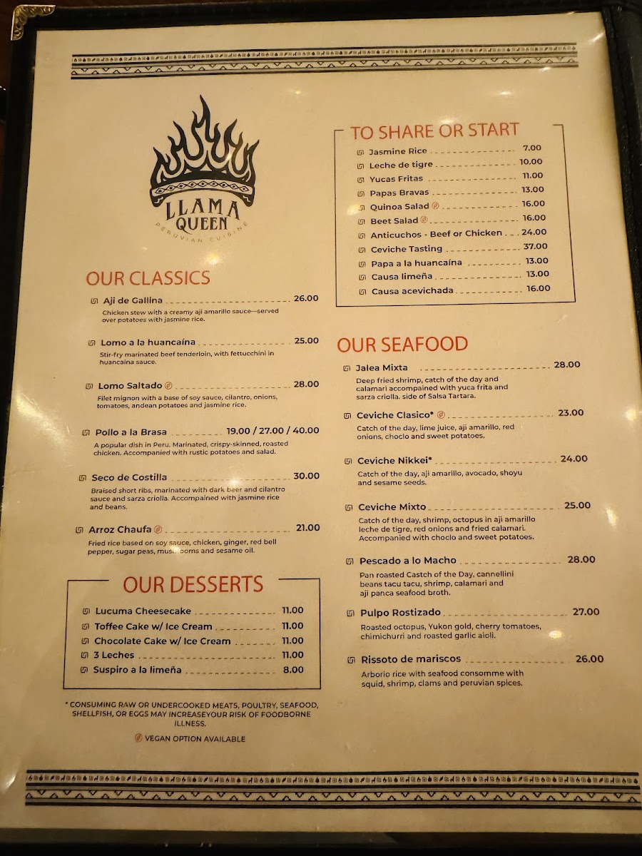 Menu Llama Queen-7