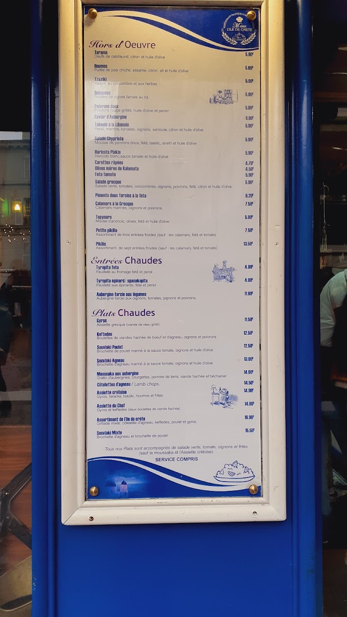 Menu L'île De Crète-2