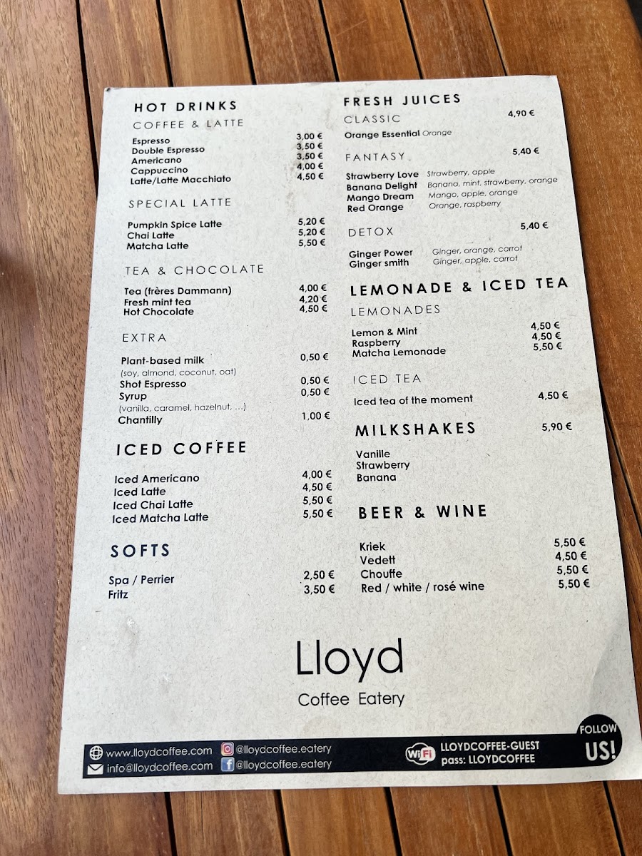 Menu Lloyd Coffee Eatery Louise-2