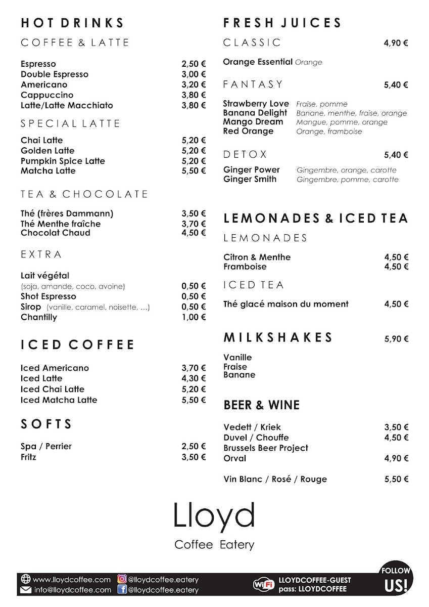Menu Lloyd Coffee Eatery Louise-5