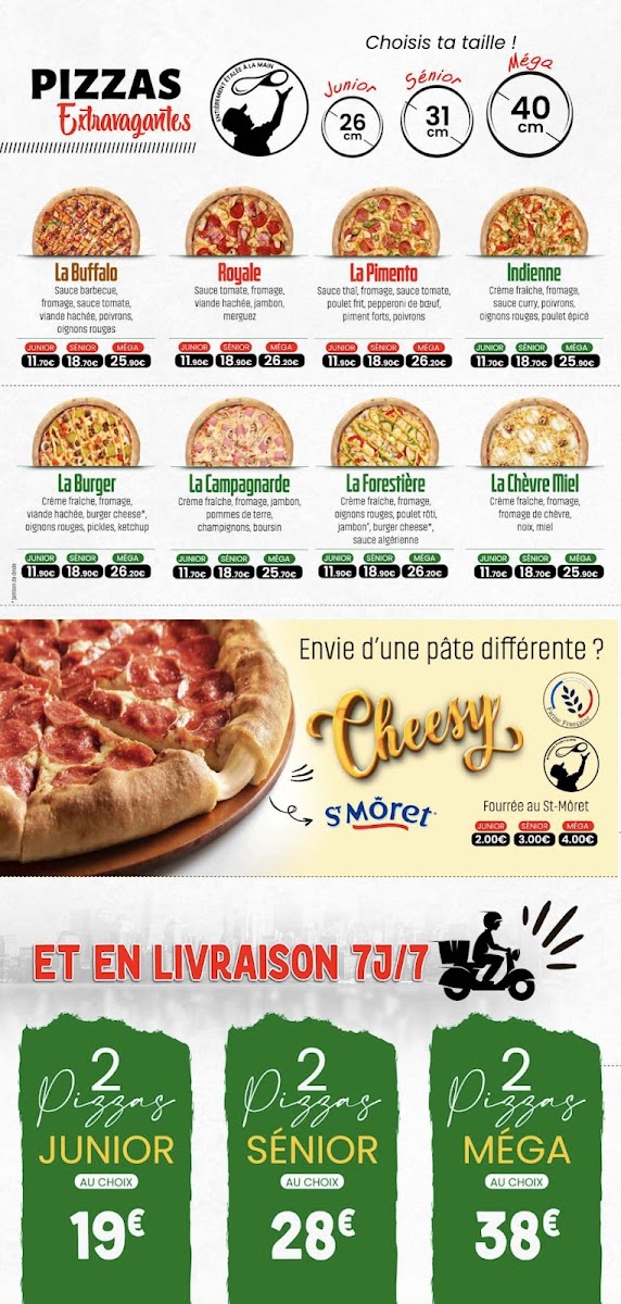 Menu Lm Pizza 1 Pizza Achetée = 1 Pizza Offerte-6