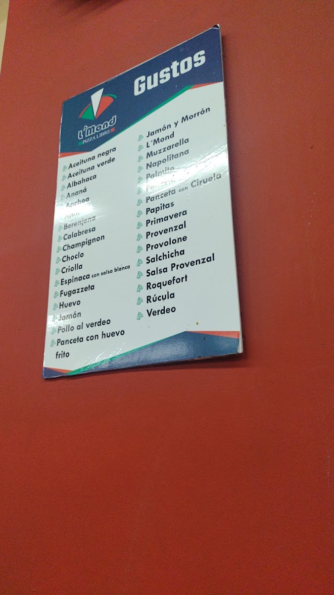 Menu L´mond Pizza Libre-2