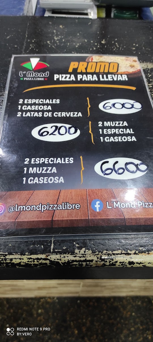 Menu L´mond Pizza Libre-4
