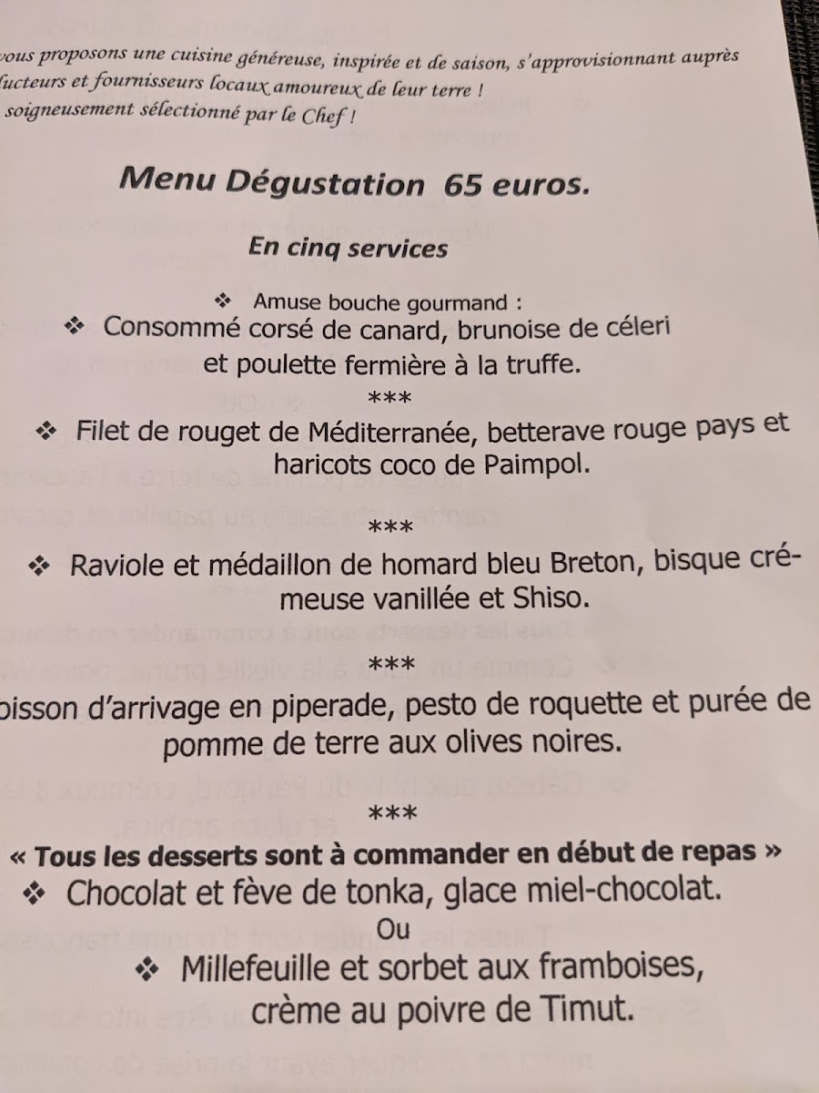 Menu L'ô À La Bouche Cahors-8