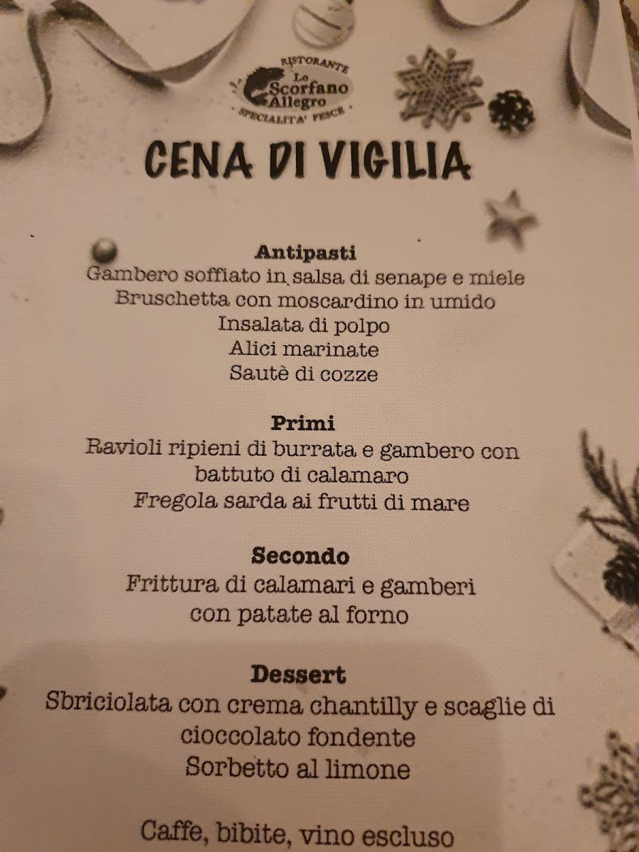 Menu Lo Scorfano Allegro Roma-1