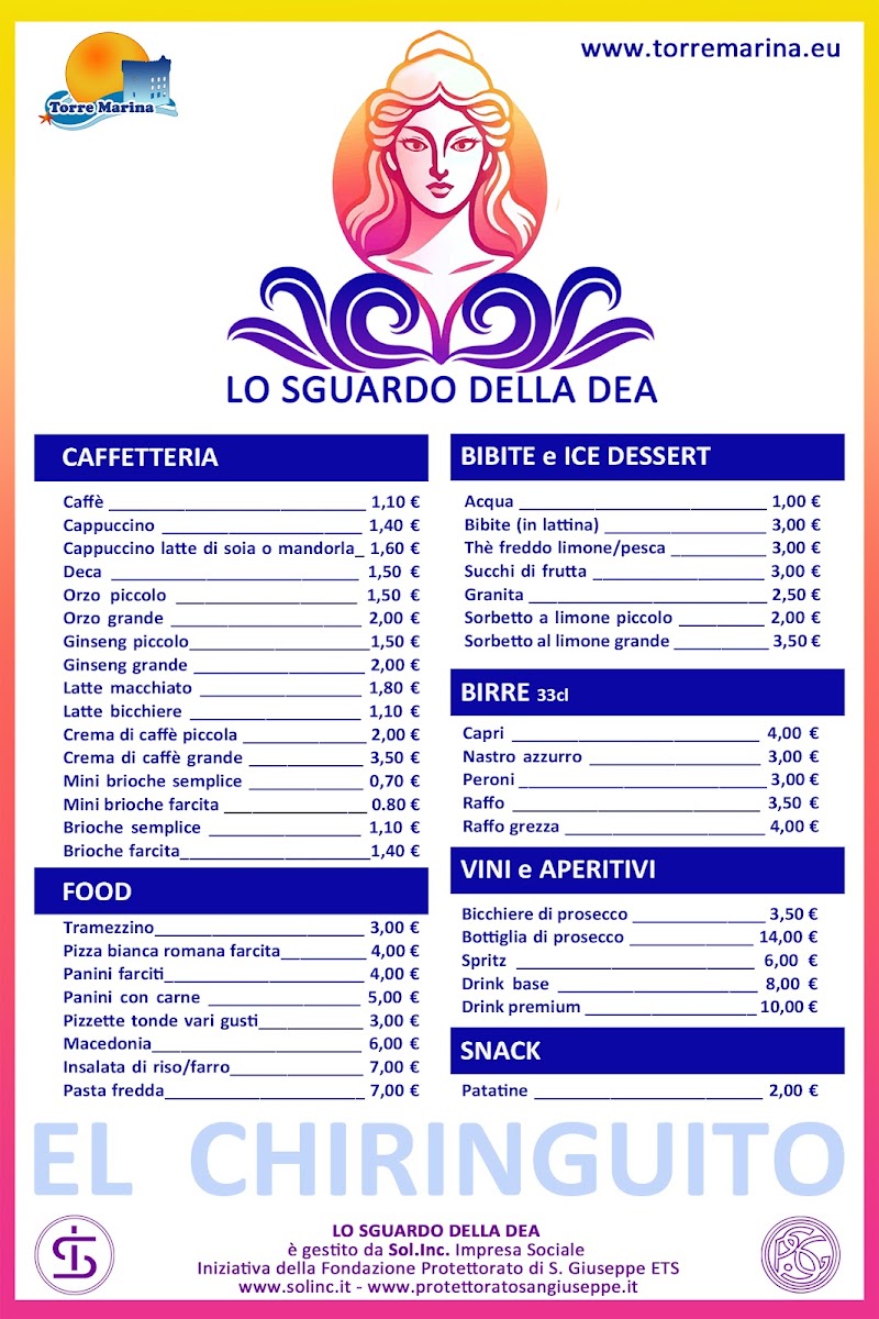 Menu Lo Sguardo Della Dea - Ristorante - Pizzeria - Chiringuito-3