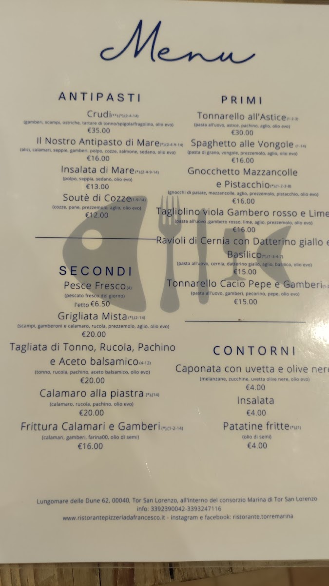 Menu Lo Sguardo Della Dea - Ristorante - Pizzeria - Chiringuito-6
