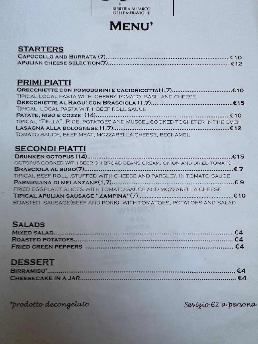 Menu Lo Svevo - Birra E Cucina-2