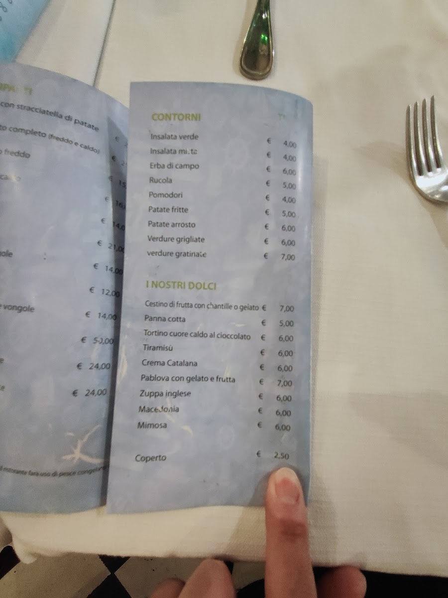 Menu L'oasi Ristorante Di Pesce Civitanova Marche-10