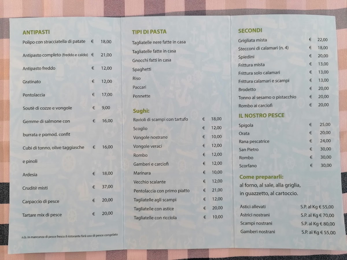 Menu L'oasi Ristorante Di Pesce Civitanova Marche-3