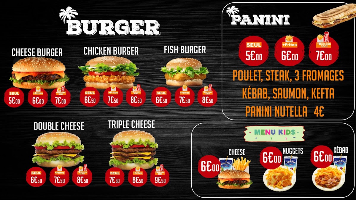 Menu L'oasis Loos-1