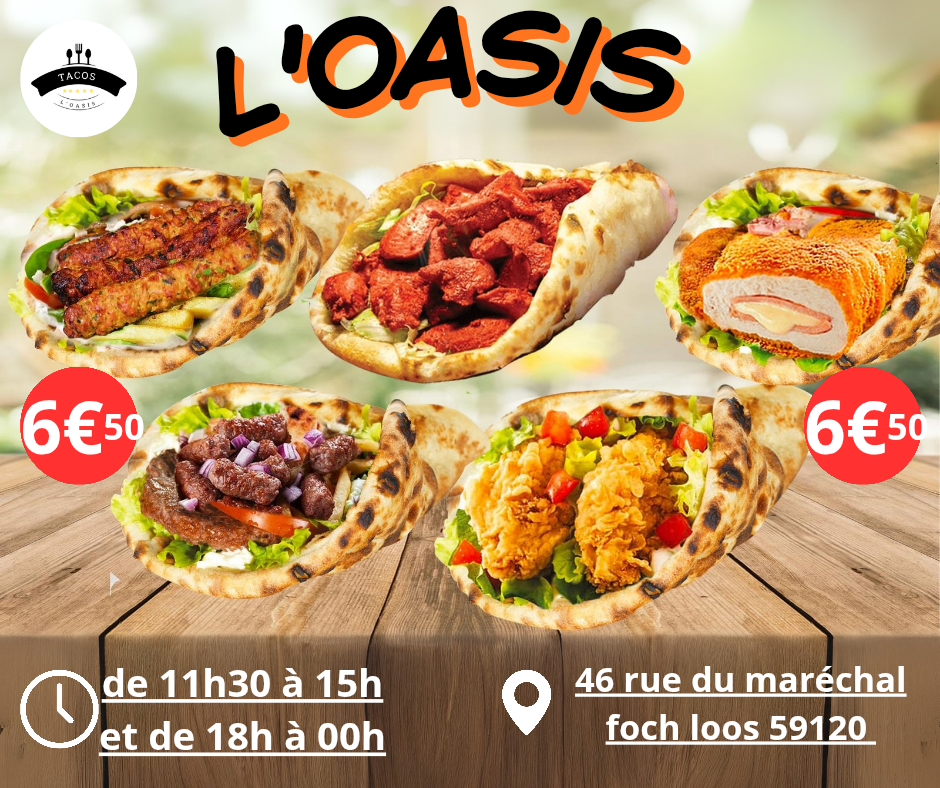 Menu L'oasis Loos-10