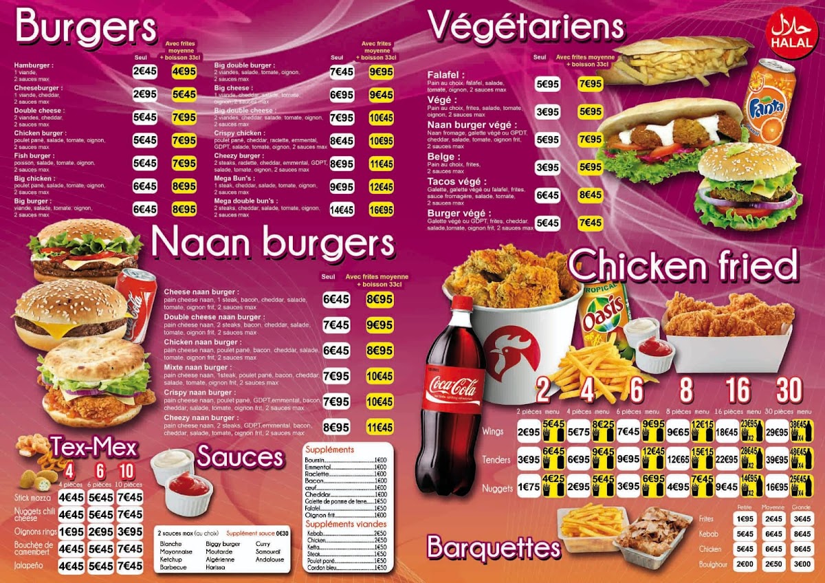 Menu L'oasis Restaurant-1