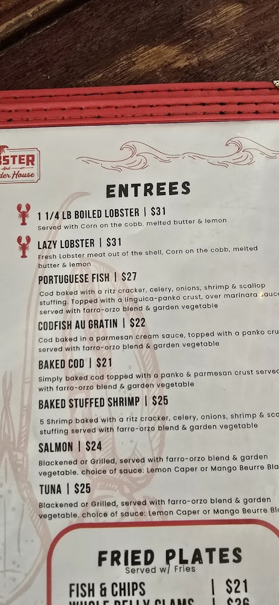 Menu Lobster & Chowder House-10