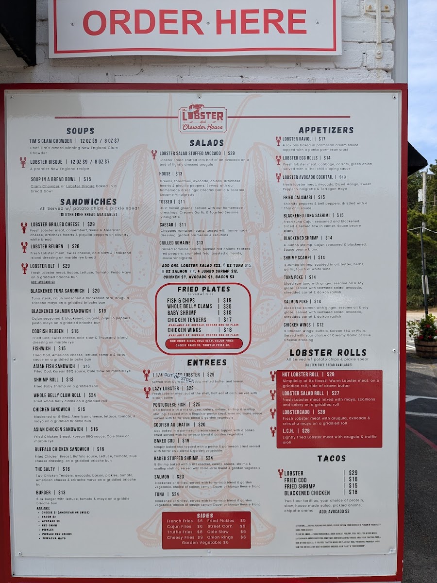 Menu Lobster & Chowder House-3