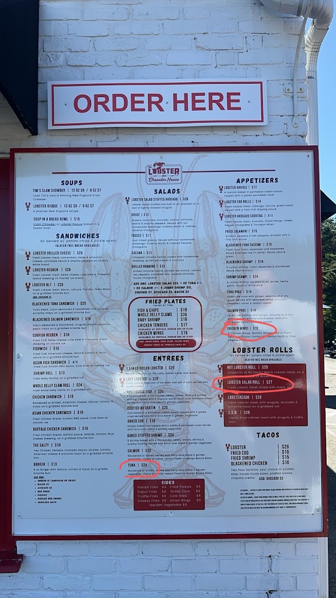 Menu Lobster & Chowder House-4