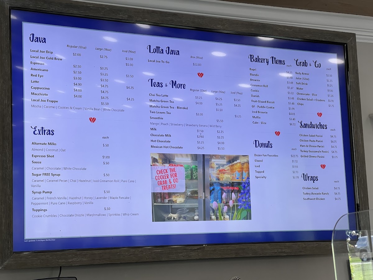 Menu Local Groundz Coffee Company-4