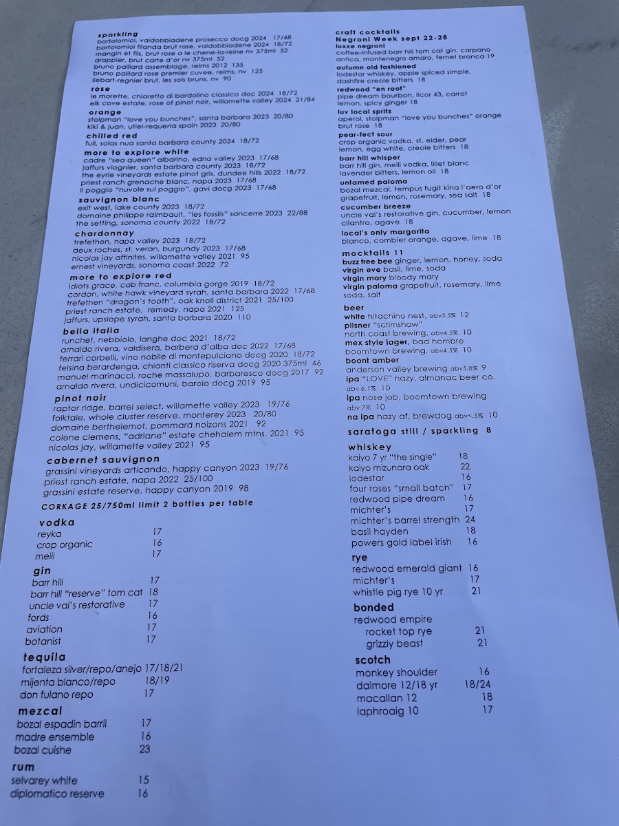 Menu Local Kitchen & Wine Bar-1