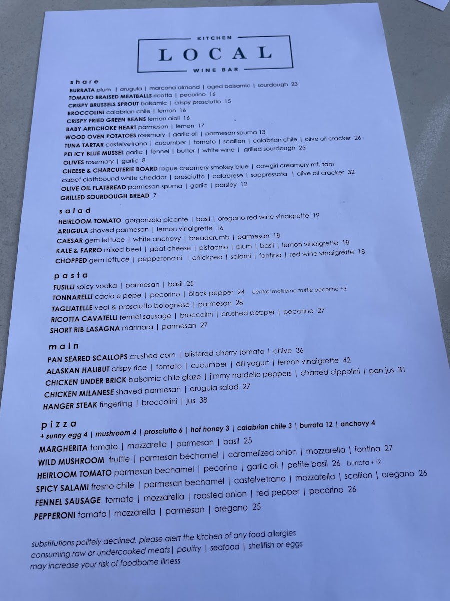 Menu Local Kitchen & Wine Bar-2