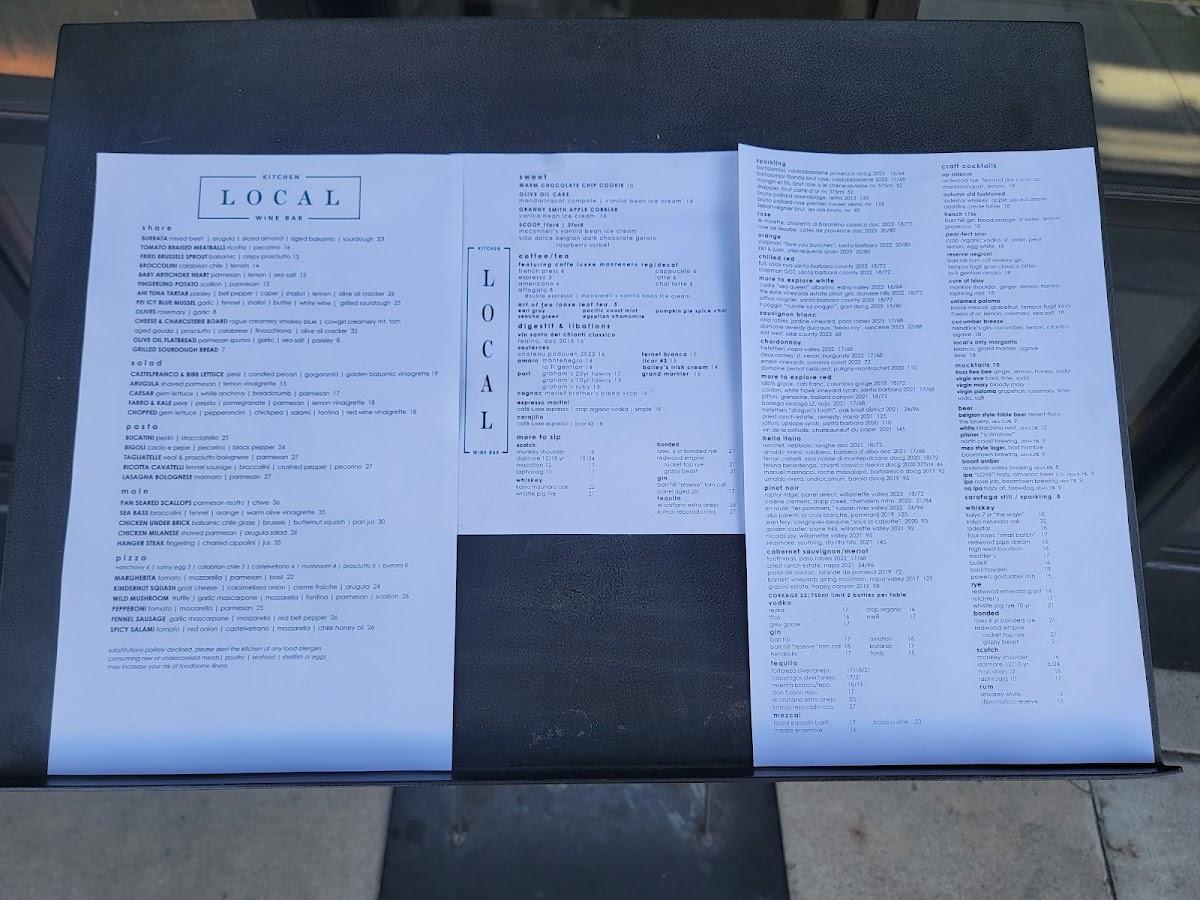 Menu Local Kitchen & Wine Bar-8