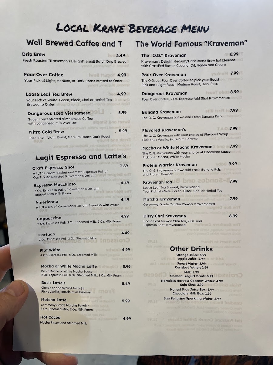 Menu Local Krave Midway / Point Loma-2