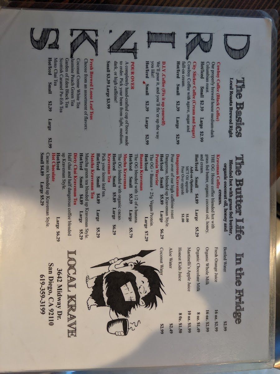Menu Local Krave Midway / Point Loma-5