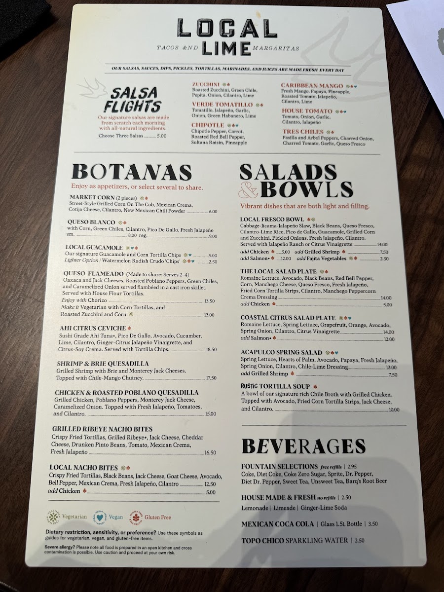 Menu Local Lime | Germantown-10