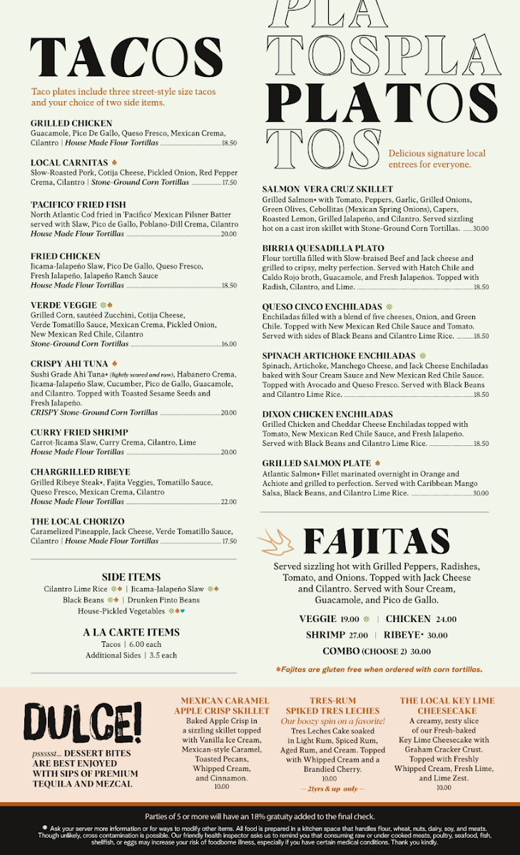 Menu Local Lime | Germantown-2