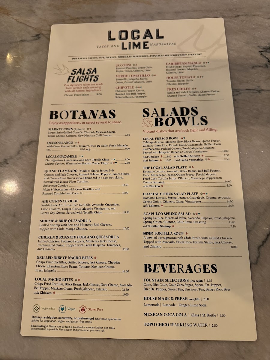 Menu Local Lime | Germantown-9