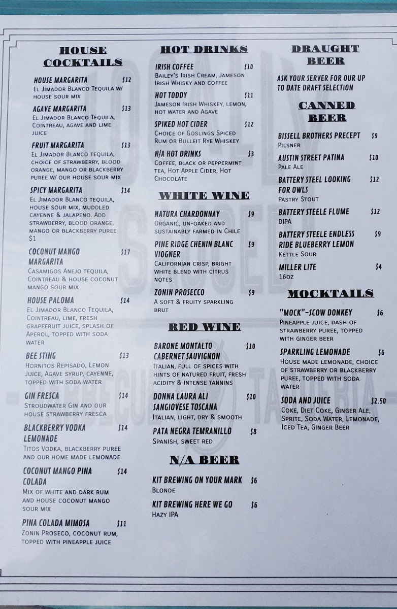 Menu Locally Sauced-1
