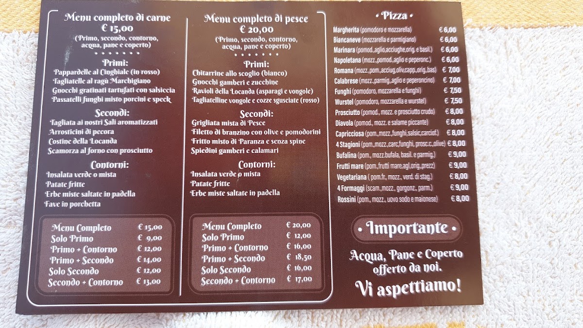 Menu Locanda Dei Casta (Mare)-5