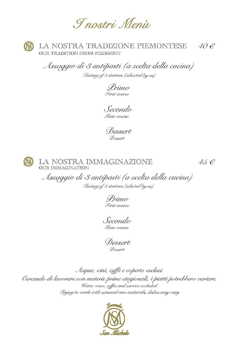 Menu Locanda San Michele - Ristorante-5