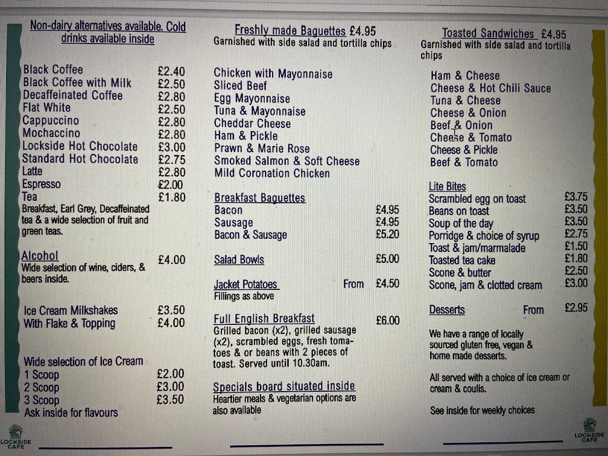 Menu Lockside Cafe-1