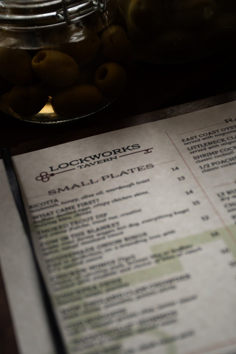 Menu Lockworks Tavern-7