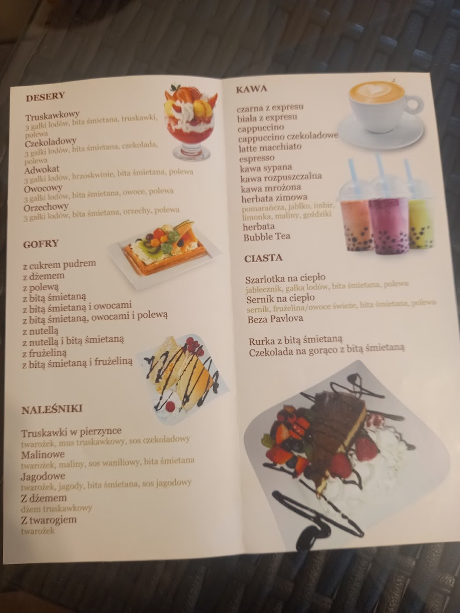 Menu Lodziarnia 'ze Smakiem' Domowe Ciasta, Gofry, Desery I Kawa.-1