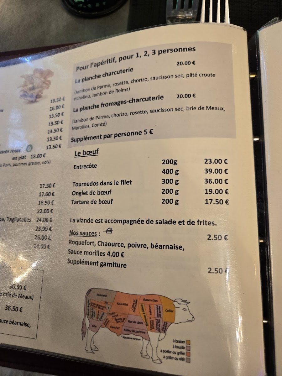 Menu L'oeil De Boeuf-5