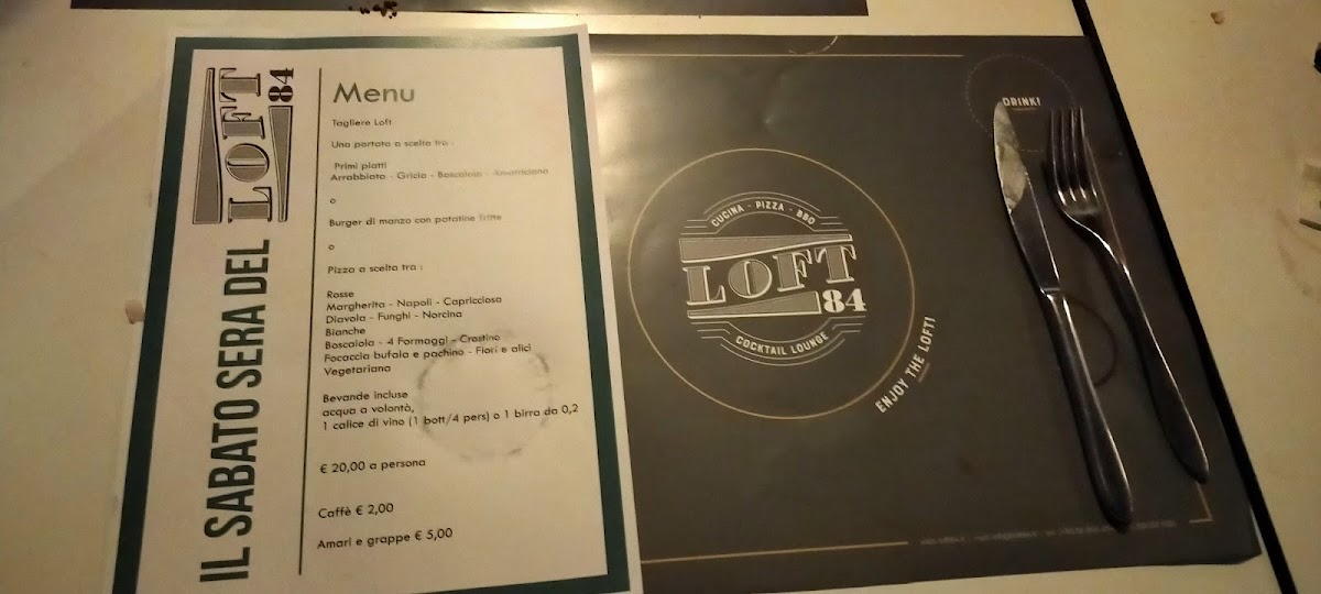 Menu Loft84 Casal Palocco-10