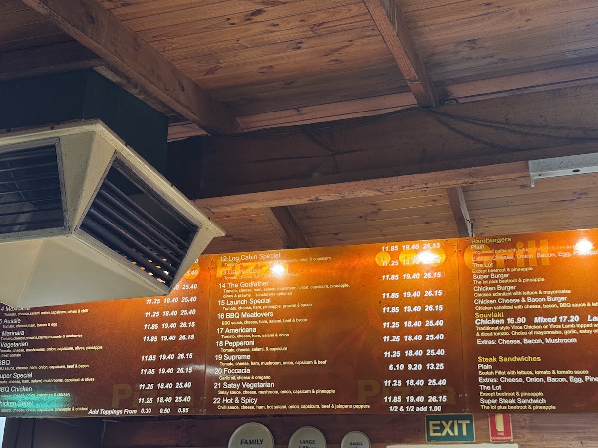 Menu Log Cabin Pizza-2