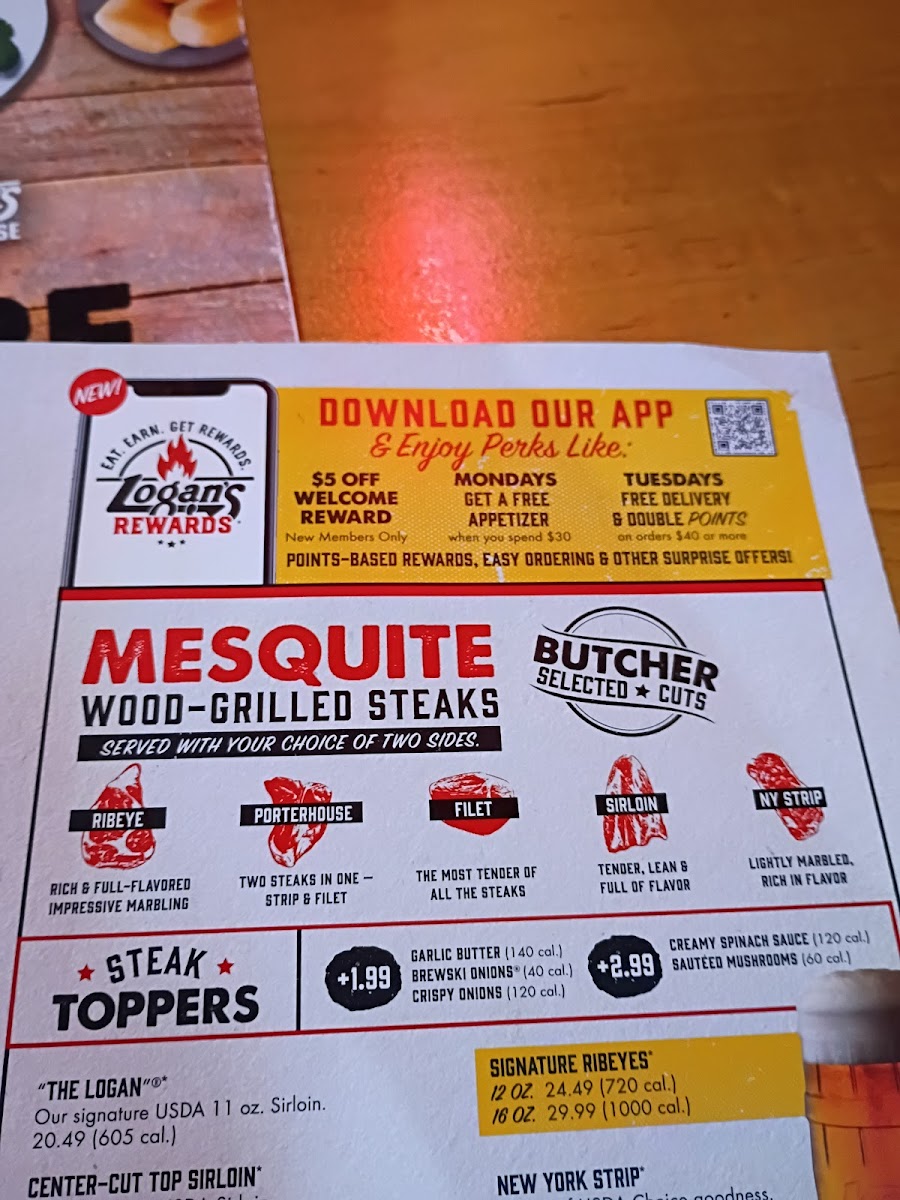 Menu Logan's Roadhouse-3