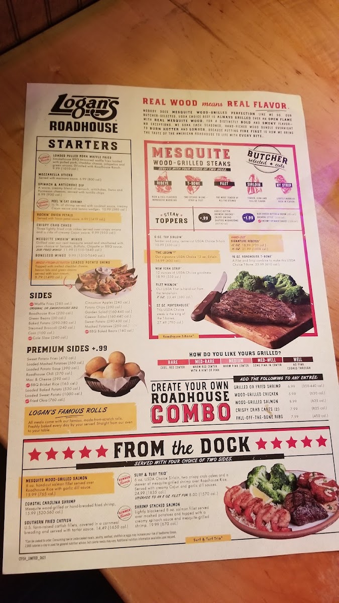 Menu Logan's Roadhouse-4