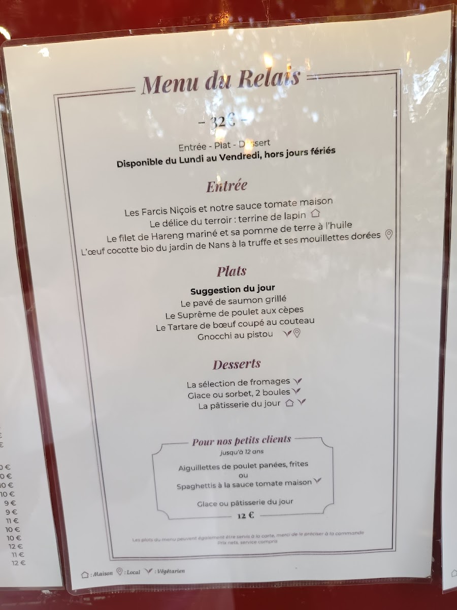 Menu Logis Hôtel Le Relais Imperial-7