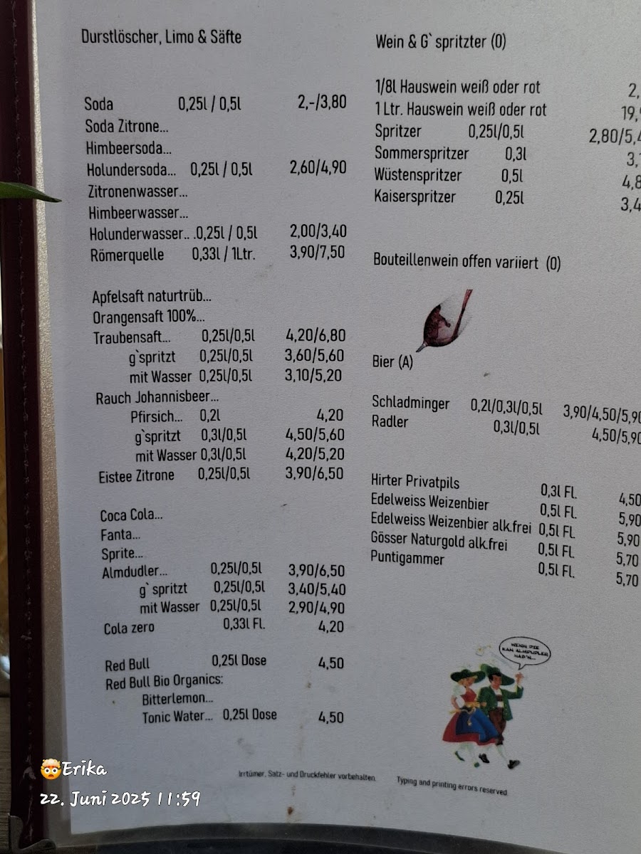 Menu Lokal 97 Restaurant Pizza Bar (Ehemals Cafe Fischer)-2