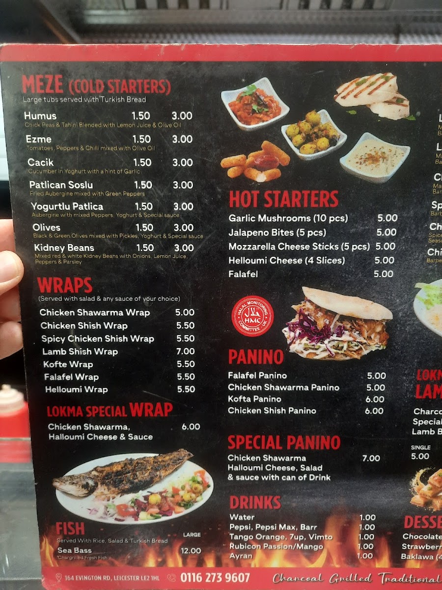 Menu Lokma Shawarma Leicester-4