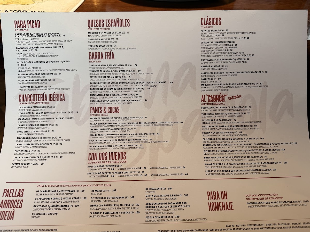 Menu Lola Taberna Española-2