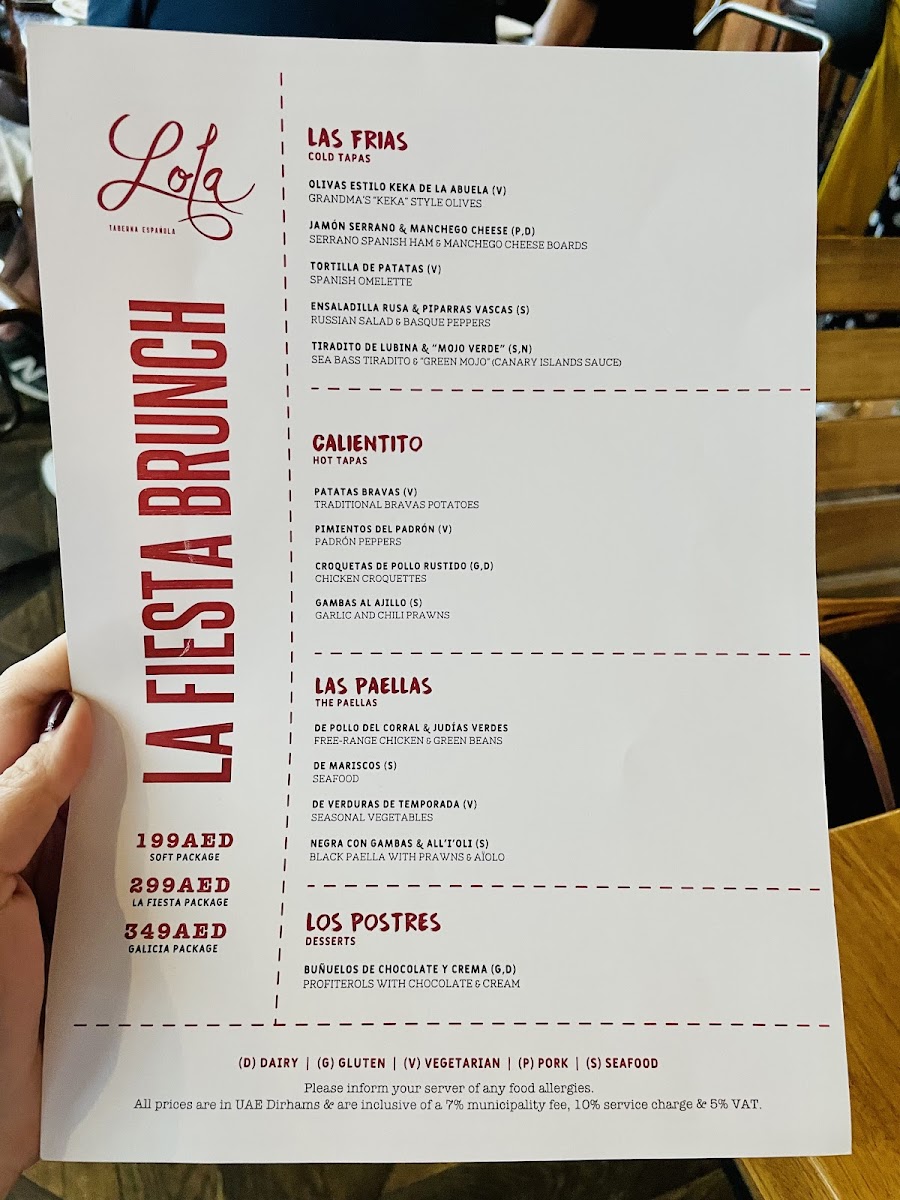 Menu Lola Taberna Española-3