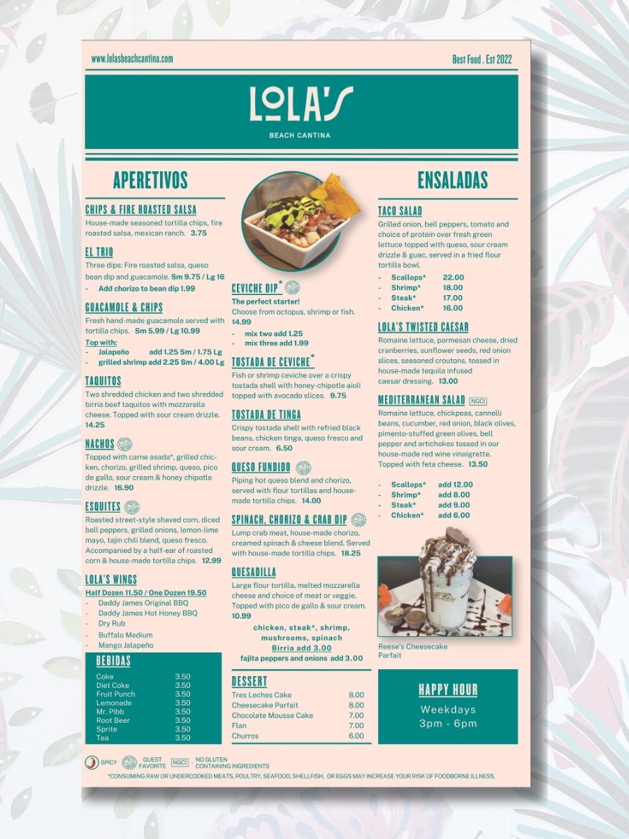 Menu Lola's Beach Cantina-4